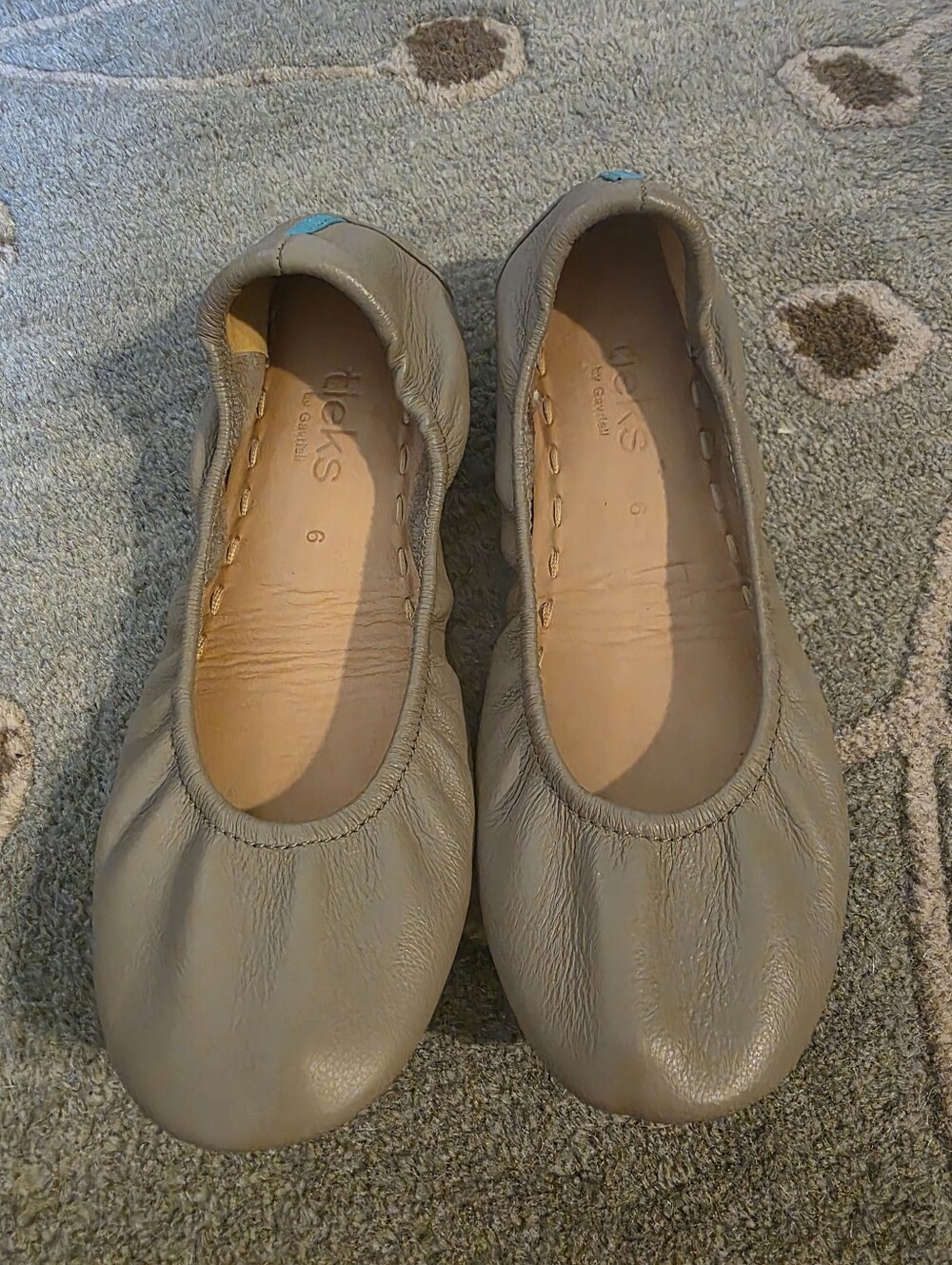 Taupe Tieks Size 6